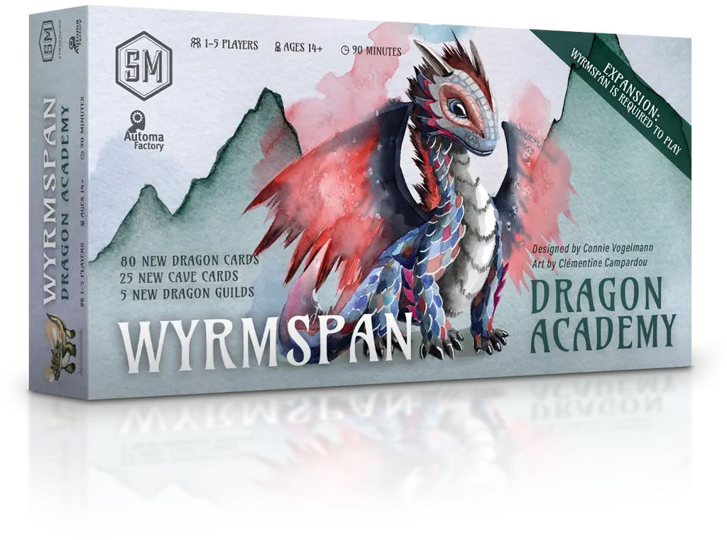 Wyrmspan: Dragon Academy | Board Game | Stonemaier Games