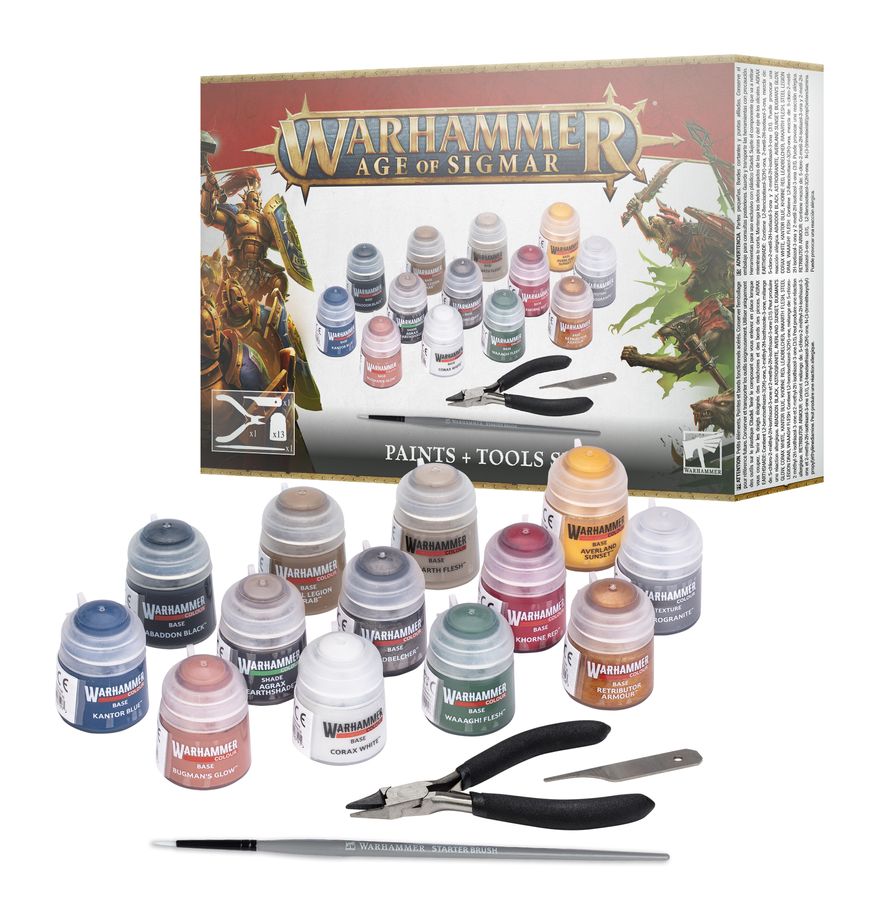 Age Of Sigmar Paints and Tools