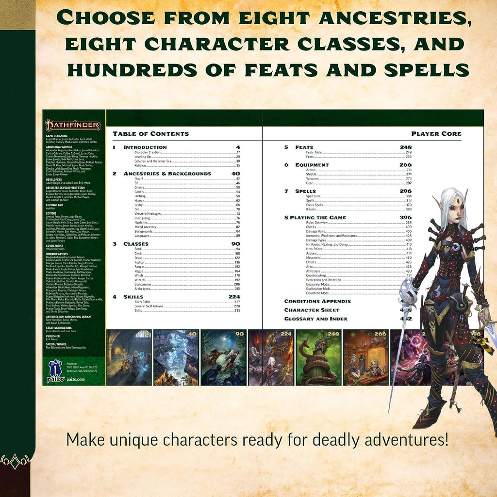 Pathfinder RPG 2nd Edition: Player Core Rulebook