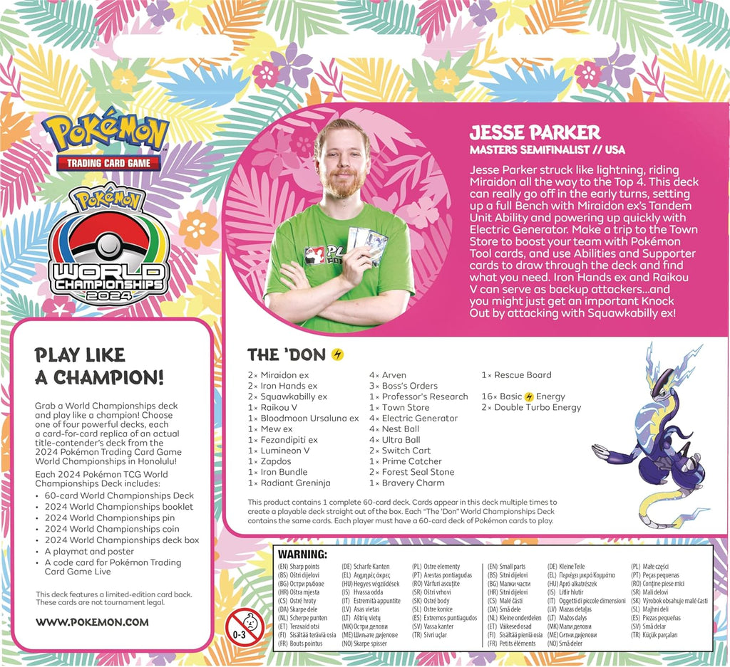 Pokémon TCG: World Champions Decks Jesse Parker - The Don