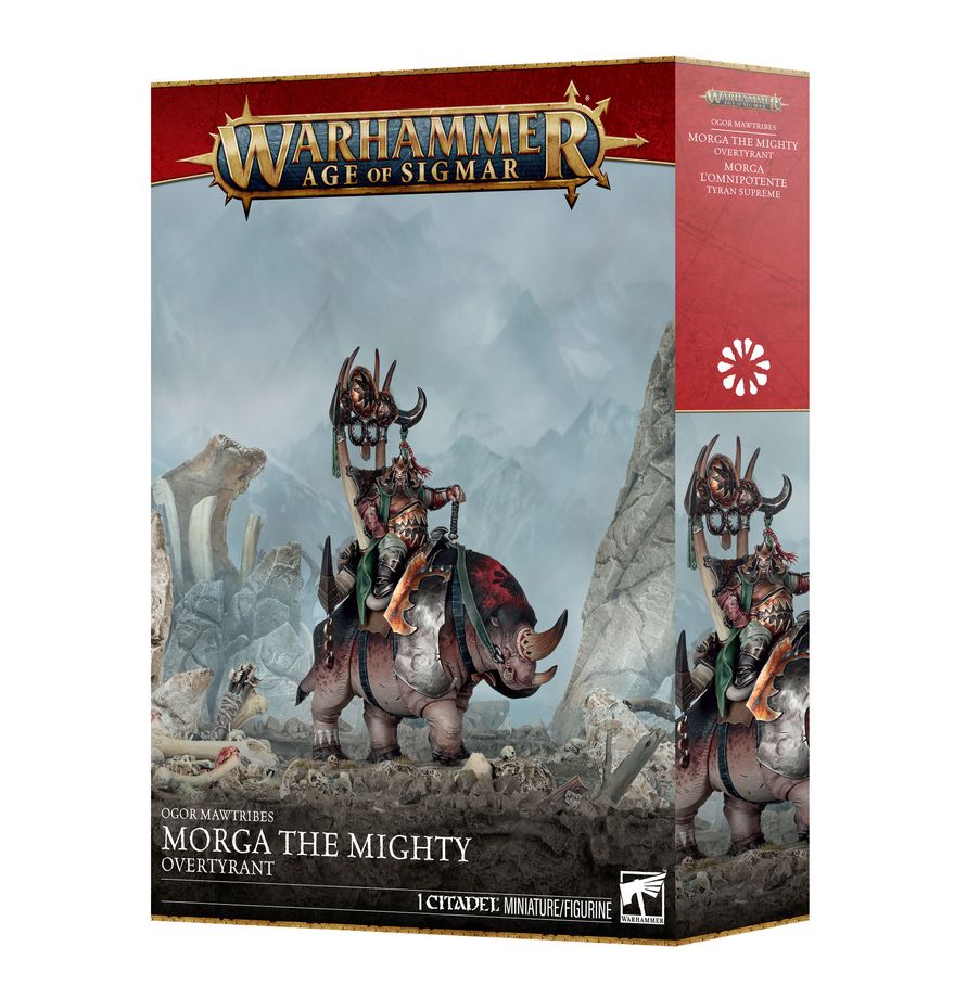 Morga the Mighty – Overtyrant / Tyrant on Glutthorn - Ogor Mawtribes