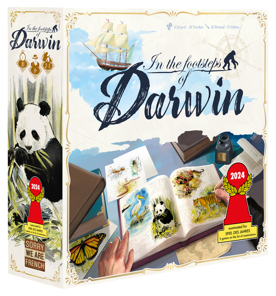 In the Footsteps of Darwin | Board Game | Box slight damage