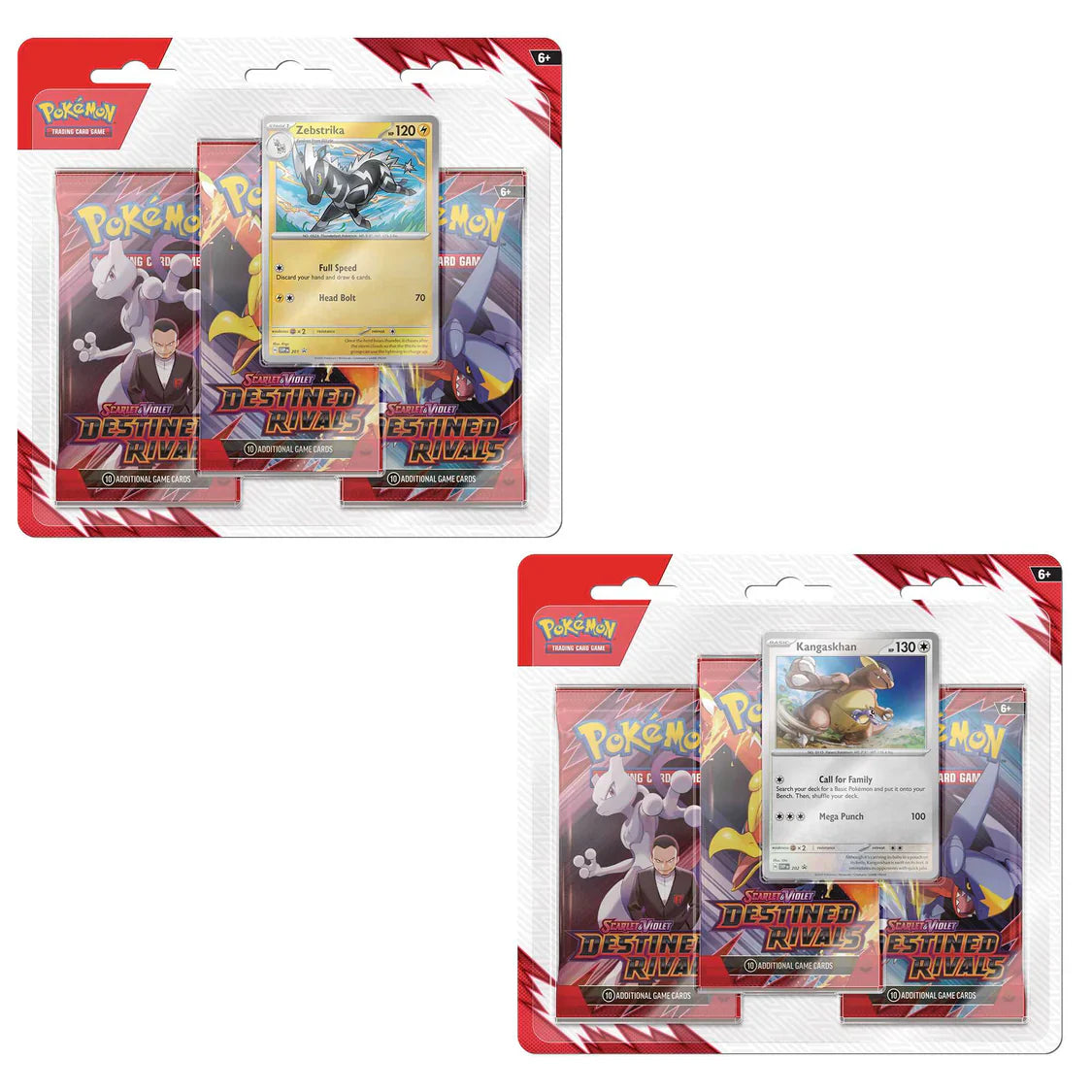 Pokémon TCG: Scarlet & Violet 10 - Destined Rivals - 3-Pack Blister