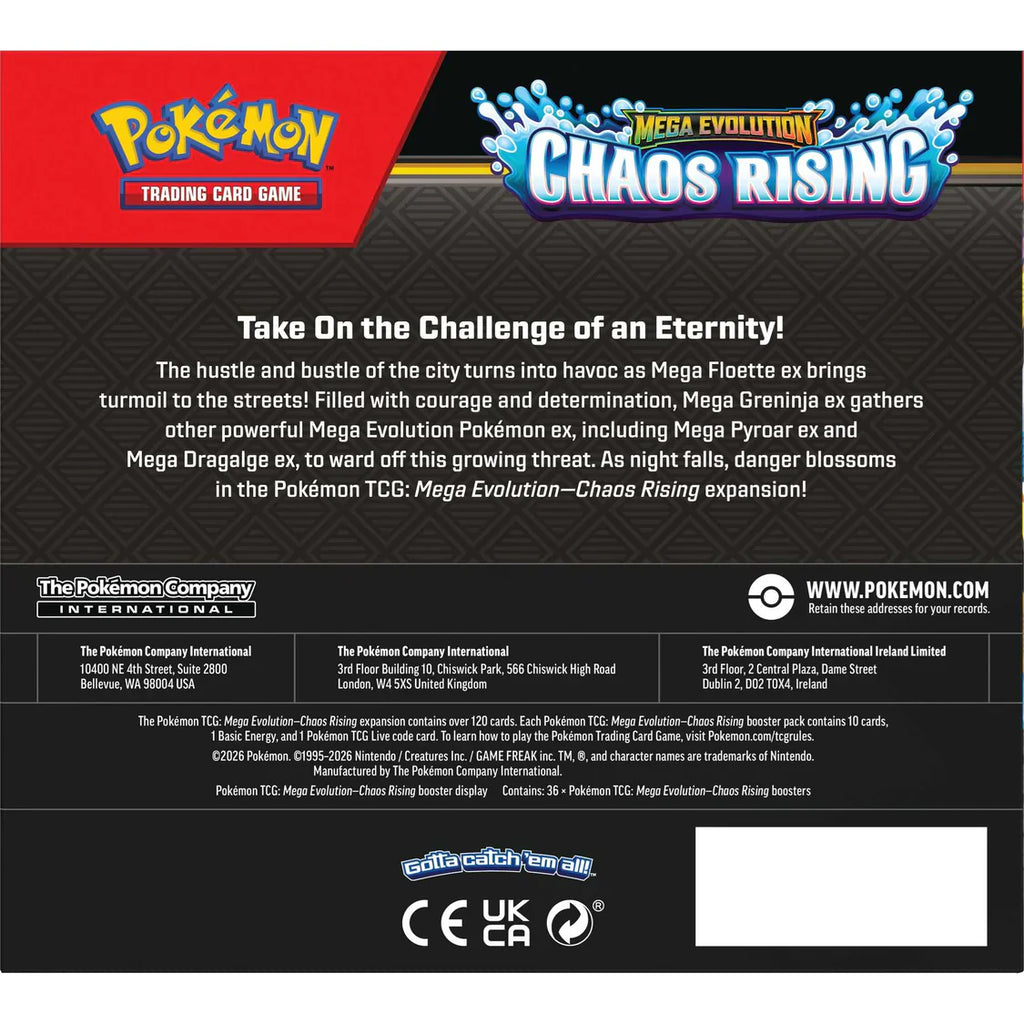 Pokémon TCG: Mega Evolution Chaos Rising - Booster