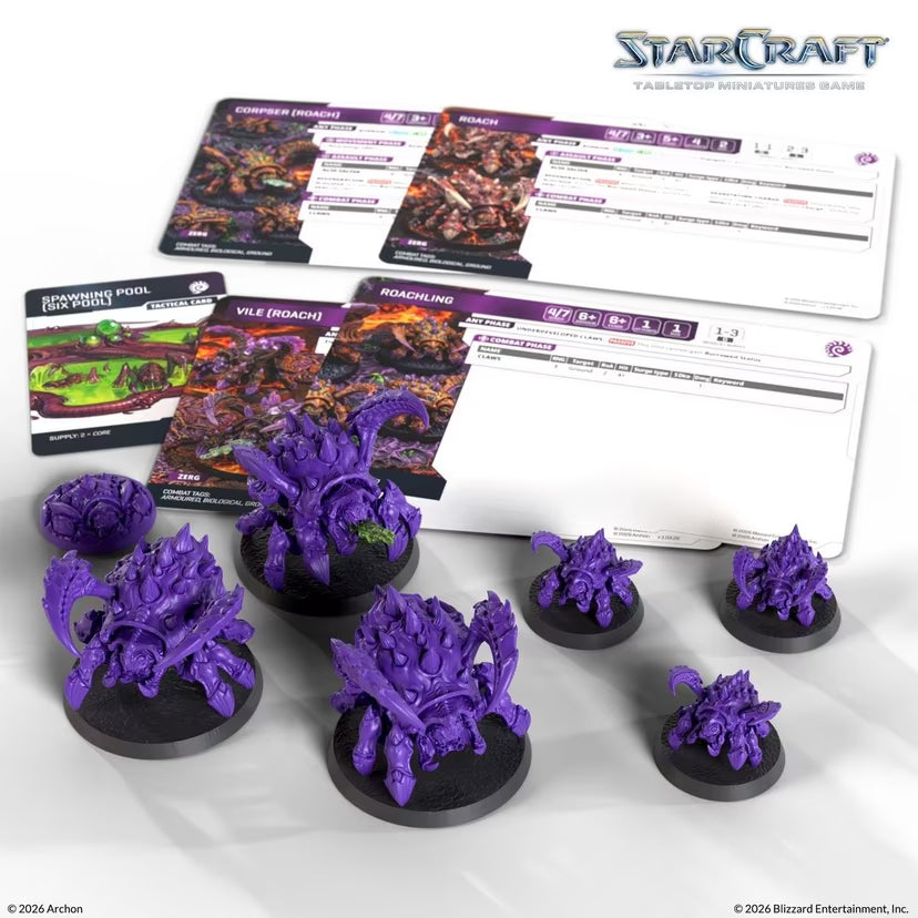 Starcraft Miniatures Game: Zerg: Roach Expansion Set