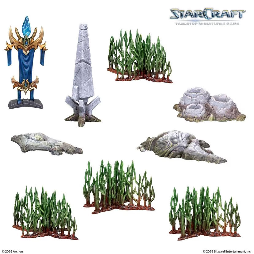 Starcraft Miniatures Game: Lost Temple Terrain Expansion Set