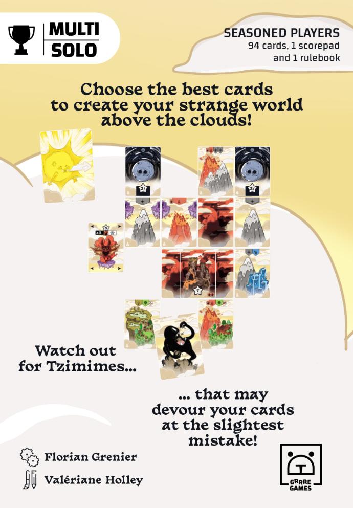 Strange World Above the Clouds - Card Game Box Slight Damage
