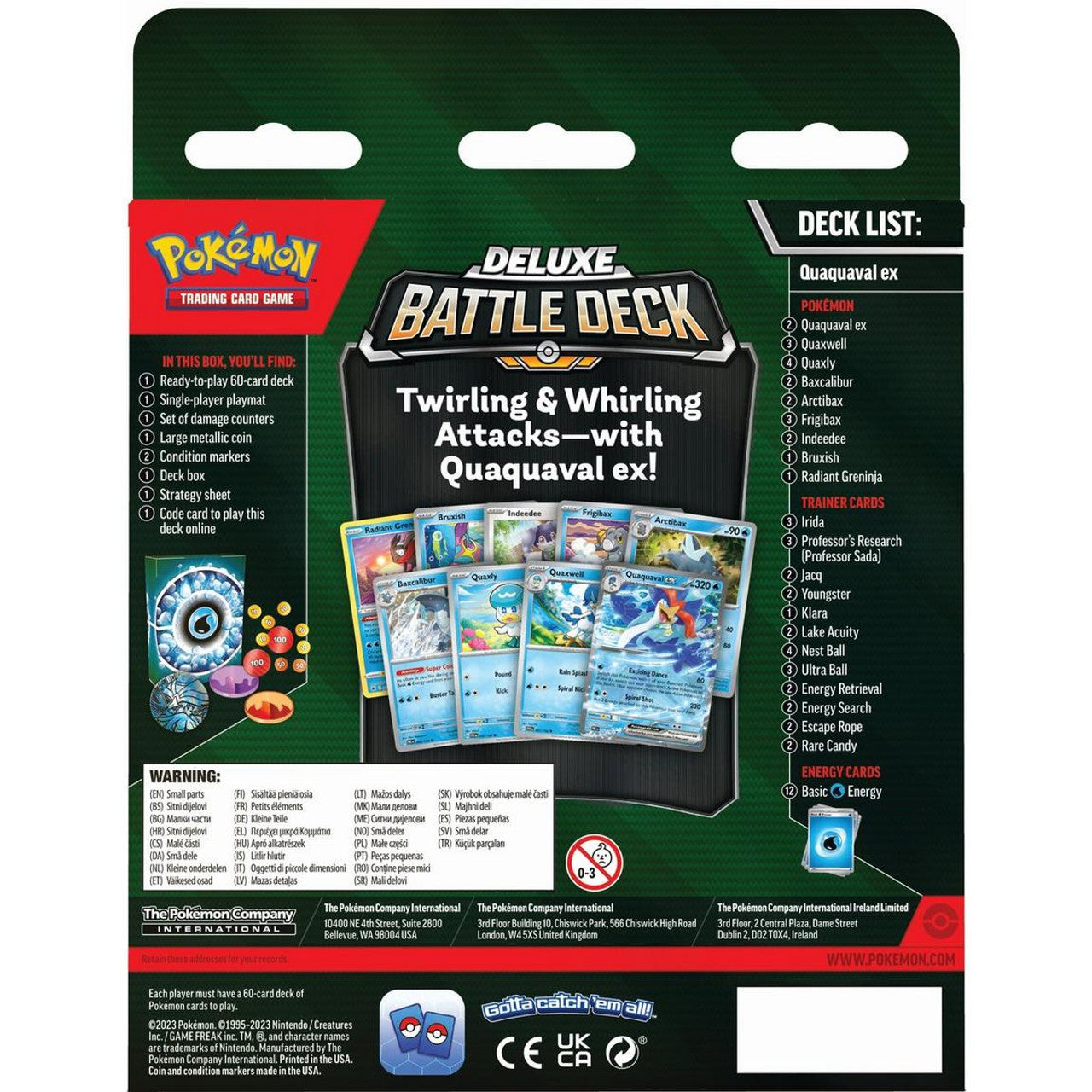 Pokémon TCG: Deluxe Battle Decks - Quaquaval ex