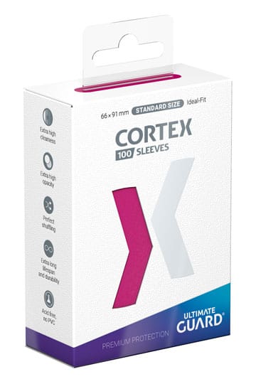 Ultimate Guard Cortex Sleeves Standard Size (100) - Pink