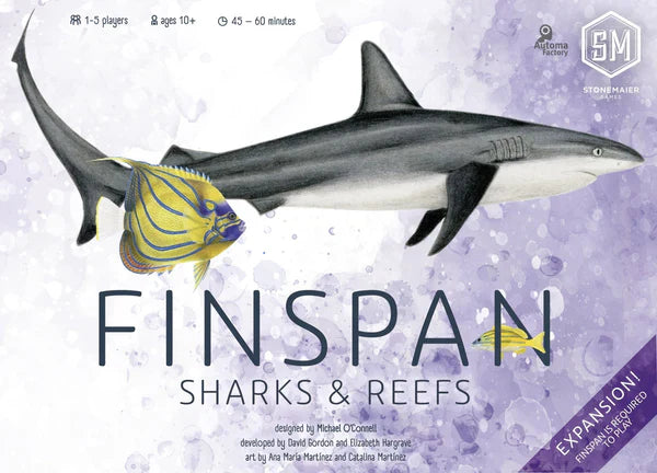 Finspan: Sharks & Reefs | Board Game Expansion